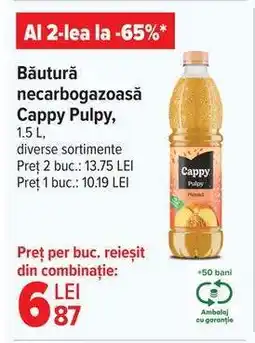 Carrefour Băutură necarbogazoasă Cappy Pulpy Ofertă