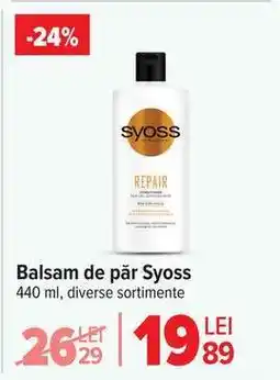 Carrefour Balsam de păr Syoss Ofertă