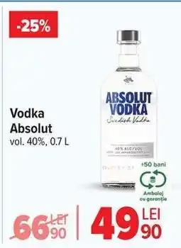 Carrefour Vodka Absolut Ofertă