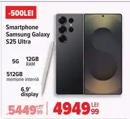 Carrefour Smartphone Samsung Galaxy S25 Ultra Ofertă