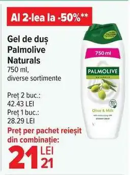 Carrefour Gel de duș Palmolive Naturals Ofertă
