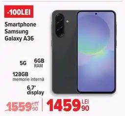 Carrefour Smartphone Samsung Galaxy A36 Ofertă