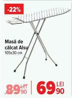 Carrefour Masă de călcat Alsu Ofertă
