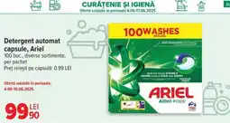 Carrefour Detergent automat capsule Ariel Ofertă