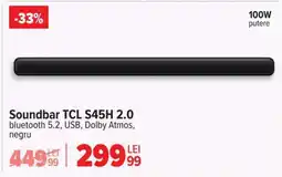 Carrefour Soundbar TCL S45H 2.0 Ofertă