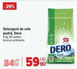 Carrefour Detergent de rufe pudră Dero Ofertă