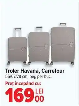Carrefour Troler Havana, Carrefour Ofertă