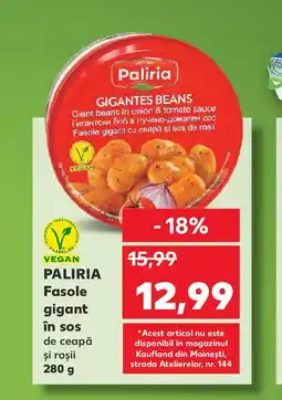 Kaufland PALIRIA Fasole gigant în sos Ofertă