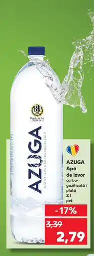 Kaufland AZUGA Apă de izvor Ofertă