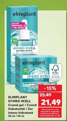 Kaufland ELMIPLANT Hydro x-cell Cremă gel / Cremă hidratantă / Ser Ofertă