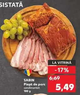 Kaufland SABIN Piept de porc condimentat Ofertă
