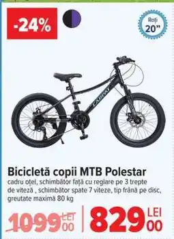 Carrefour Bicicletă copii MTB Polestar Ofertă