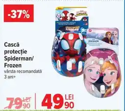 Carrefour Cască protecție Spiderman/Frozen Ofertă