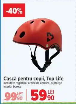 Carrefour Cască pentru copii, Top Life Ofertă