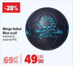 Carrefour Minge fotbal Blue scull Ofertă