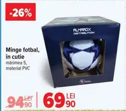 Carrefour Minge fotbal, în cutie Ofertă