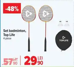Carrefour Set badminton, Top Life Ofertă
