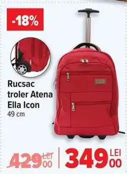 Carrefour Rucsac troler Atena Ella Icon Ofertă