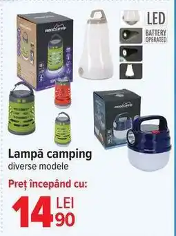 Carrefour Lampă camping Ofertă