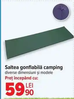 Carrefour Saltea gonflabilă camping Ofertă