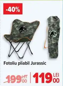 Carrefour Fotoliu pliabil Jurassic Ofertă