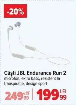 Carrefour Căști JBL Endurance Run 2 Ofertă
