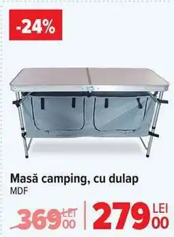 Carrefour Masă camping, cu dulap Ofertă