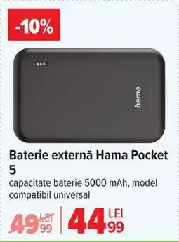 Carrefour Baterie externă Hama Pocket 5 Ofertă