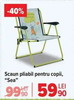 Carrefour Scaun pliabil pentru copii, 'Sea' Ofertă