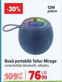 Carrefour Boxă portabilă Tellur Mirage Ofertă