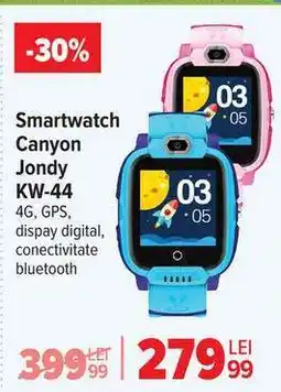 Carrefour Smartwatch Canyon Jondy KW-44 Ofertă