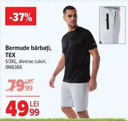 Carrefour Bermude bărbați, TEX Ofertă