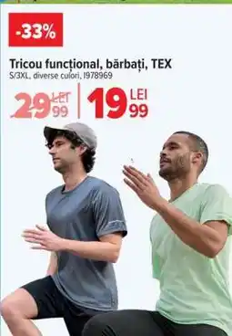 Carrefour Tricou funcțional, bărbați, TEX Ofertă