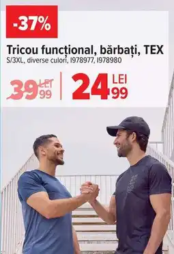 Carrefour Tricou funcțional, bărbați, TEX Ofertă