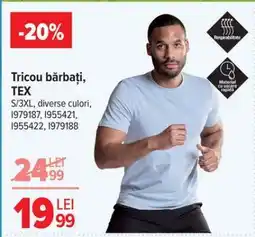 Carrefour Tricou bărbați, TEX Ofertă
