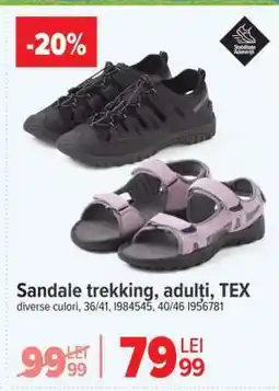 Carrefour Sandale trekking, adulti, TEX Ofertă