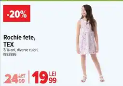 Carrefour Rochie fete, TEX Ofertă