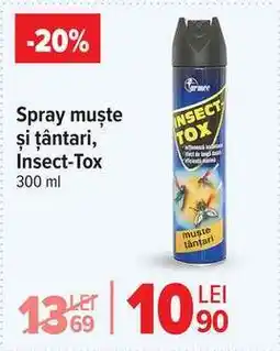 Carrefour Spray muște și țânțari, Insect-Tox Ofertă