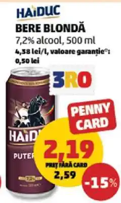 Penny HAIDUC BERE BLONDĂ Ofertă