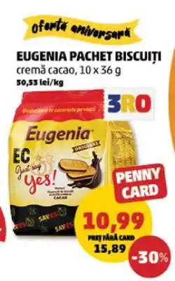 Penny EUGENIA PACHET BISCUIȚI Ofertă
