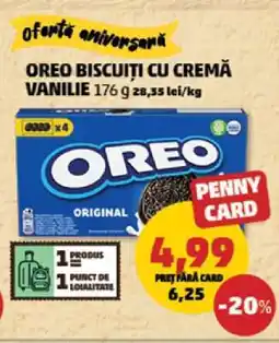 Penny OREO Biscuiți cu Cremă Vanilie Ofertă
