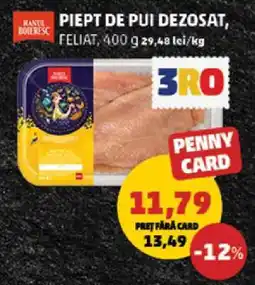 Penny Piept de pui dezosat feliat Ofertă