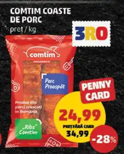 Penny COMTIM COASTE DE PORC Ofertă