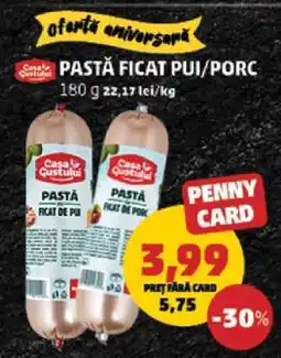 Penny Pastă Ficat Pui/Porc Ofertă