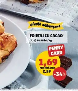 Penny Foietaj cu cacao Ofertă