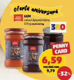 Penny GEM caise/căpșuni/vișine Ofertă