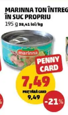 Penny MARINNA TON ÎNTREG ÎN SUC PROPRIU Ofertă