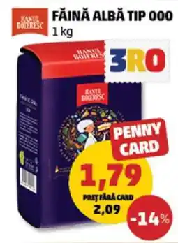 Penny Făină Albă Tip 000 Ofertă