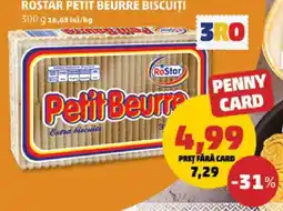 Penny ROSTAR PETIT BEURRE BISCUITI Ofertă