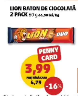 Penny Lion Baton de Ciocolată 2 Pack Ofertă